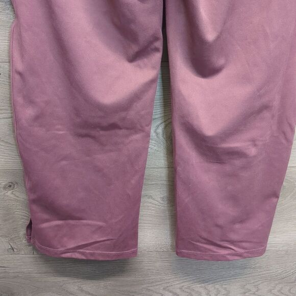 Jockey Slit Leg Women's Athletic Gym Capri Leggings Size XL Mauve - Picture 7 of 9
